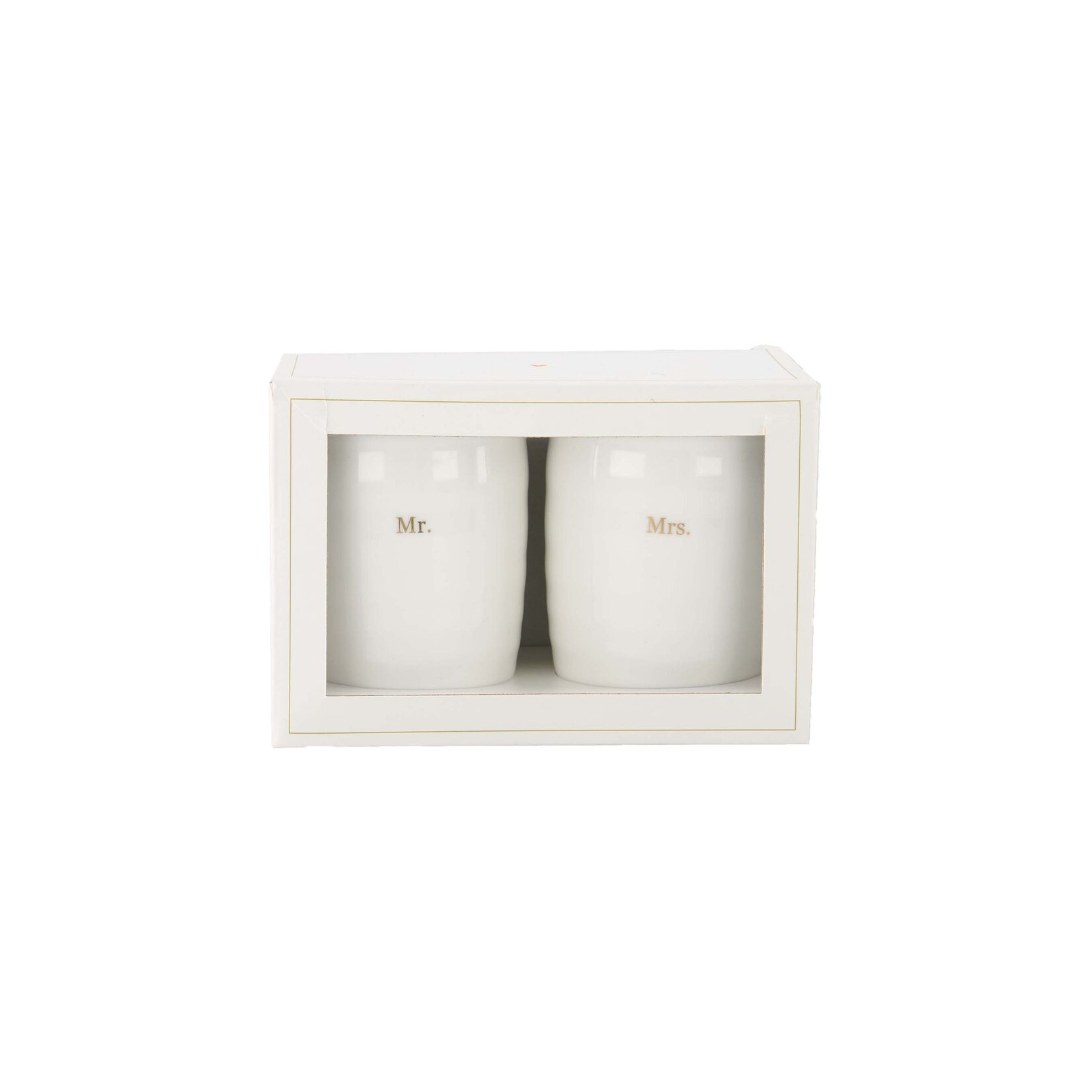 ZUSSS SET VAN 2 MOKKEN MR & MRS
