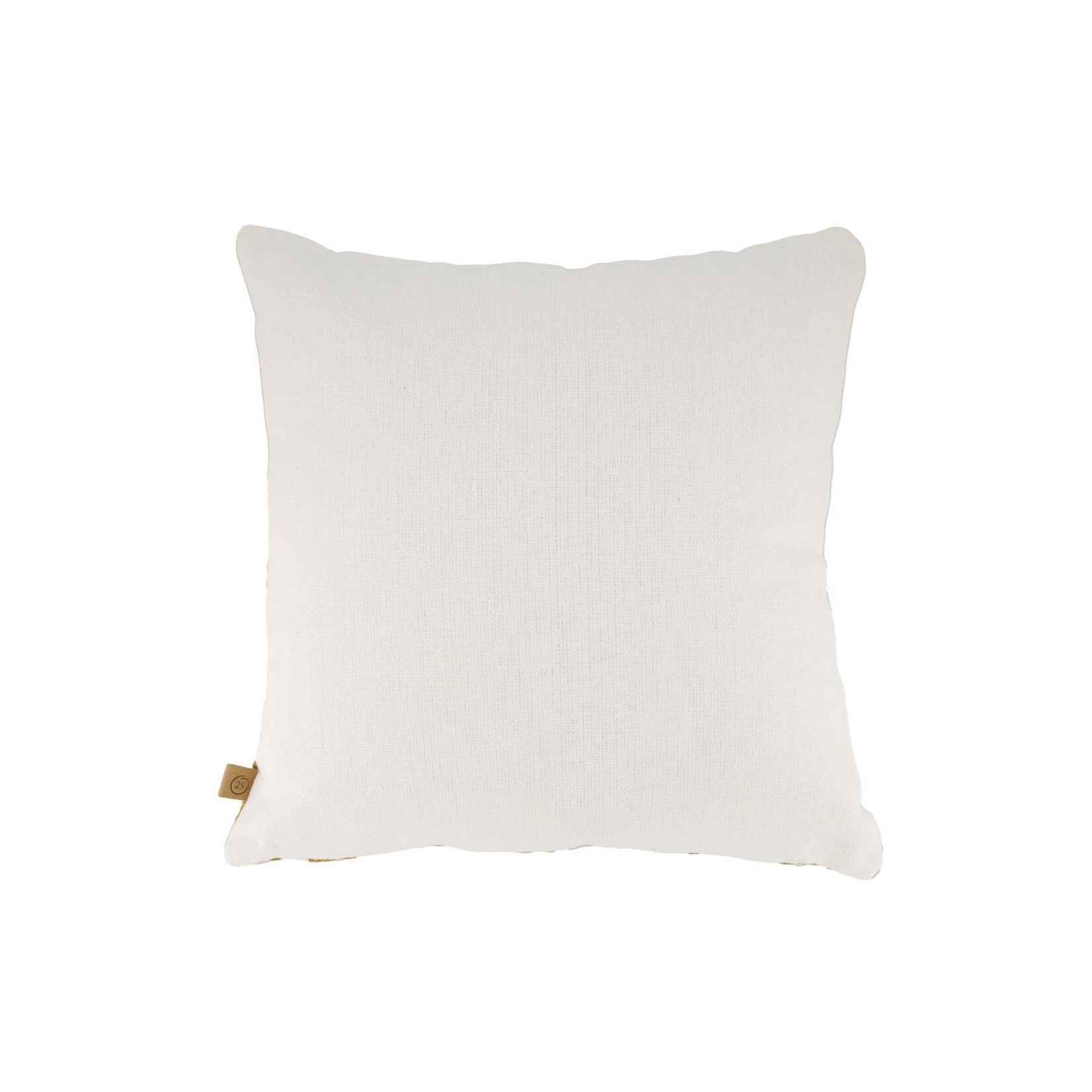 ZUSSS KUSSEN BLOEMEN EMBROIDERY 45X45CM WHITE/OCHRE
