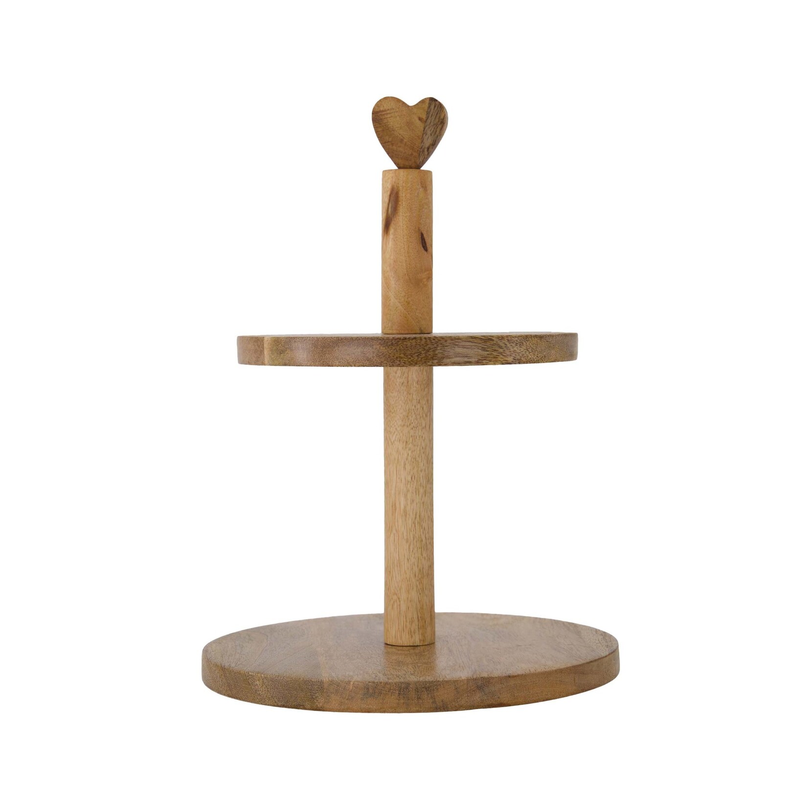 ZUSSS ETAGERE HOUT HARTJE NATUREL