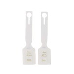 ZUSSS SET VAN 2 KOFFERLABELS MR & MRS WHITE/GOLD