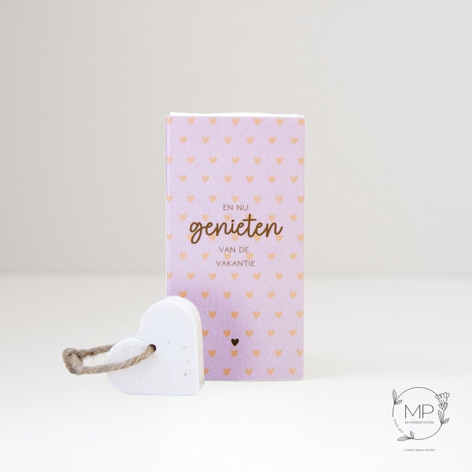 Giftbox zeepje Genieten van de vakantie