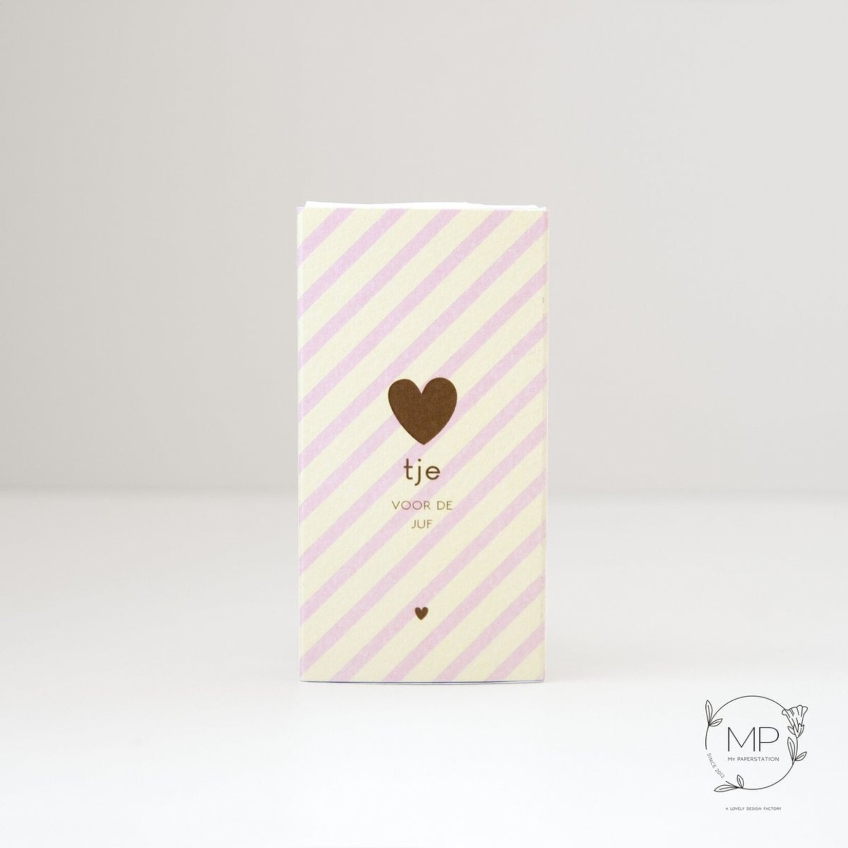 Giftbox zeepje Hartje voor de juf