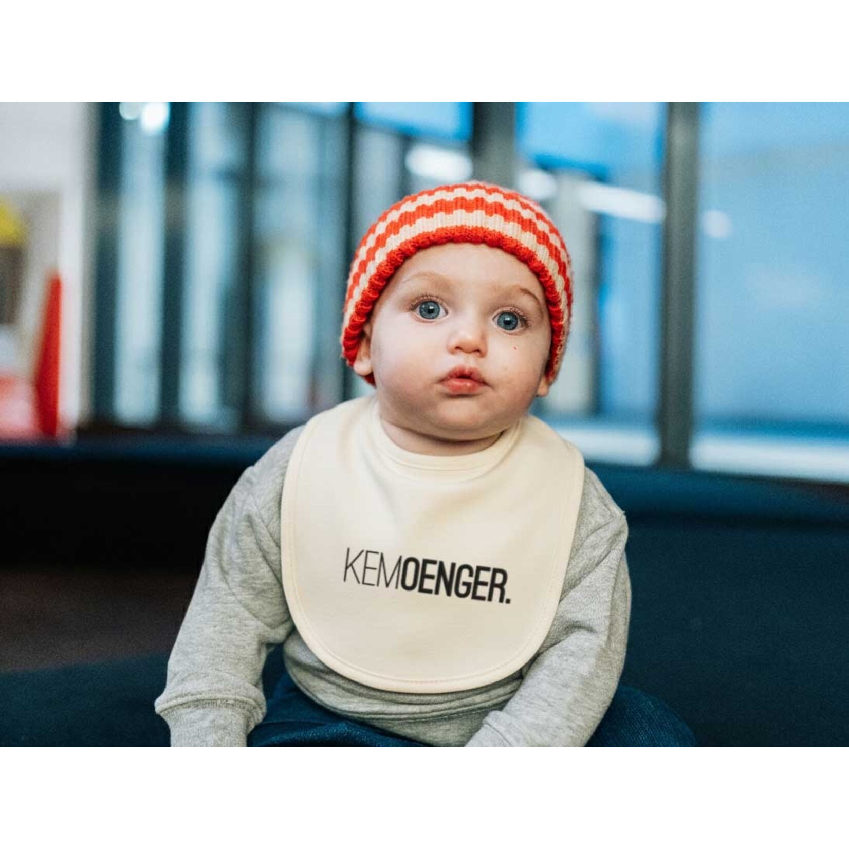 KLEIR Slabbetje baby Kemoenger naturel