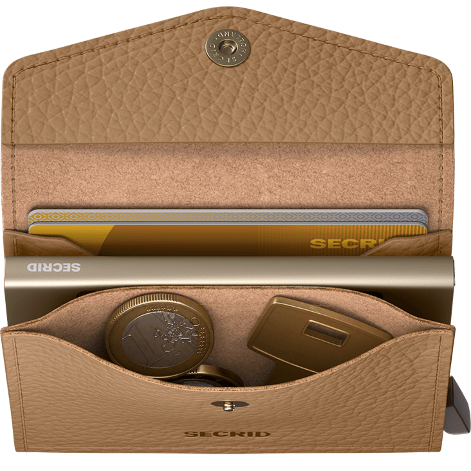 SECRID ENVELOPE PEBBLE CAPPUCCINO