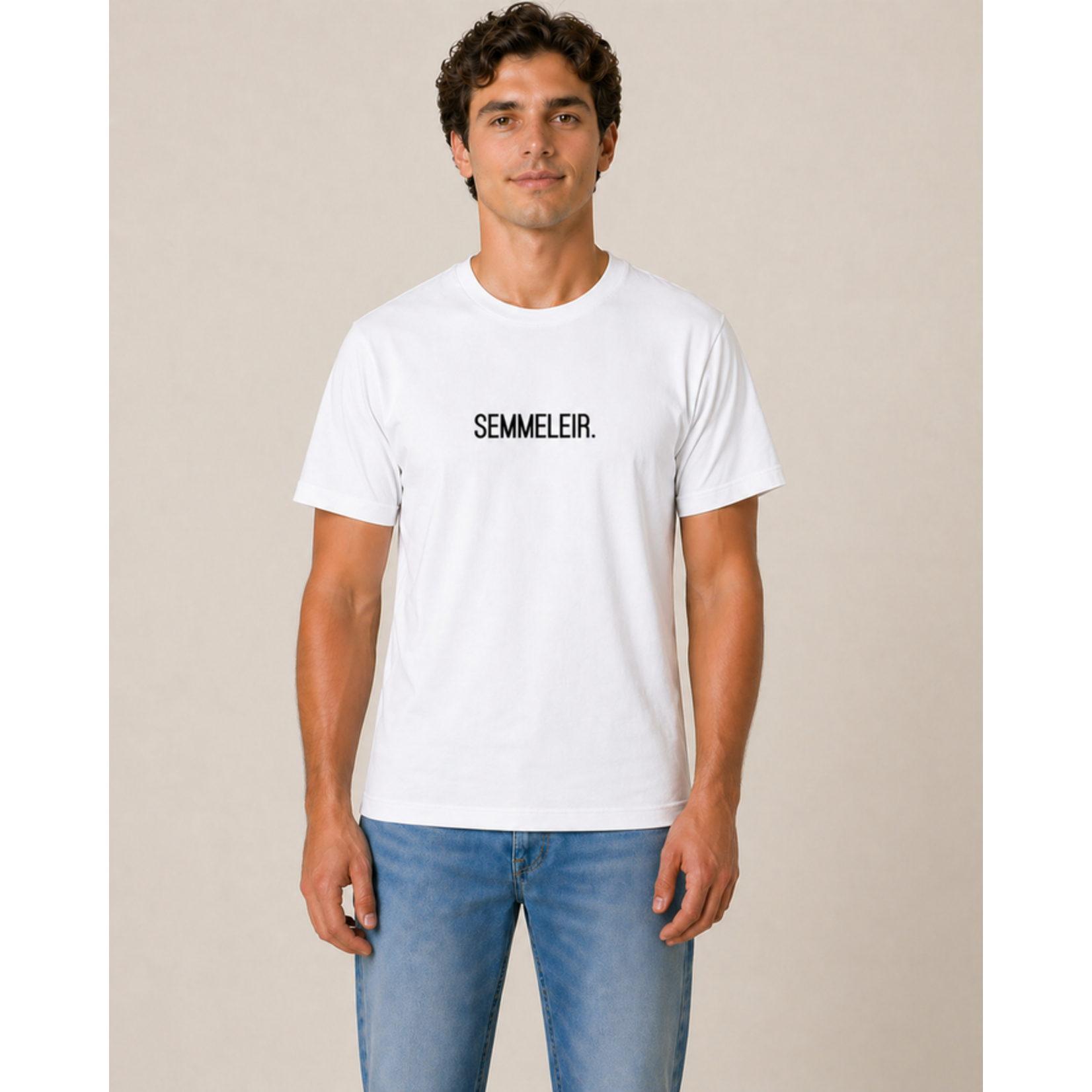 KLEIR T-shirt SEMMELEIR wit maat XXL