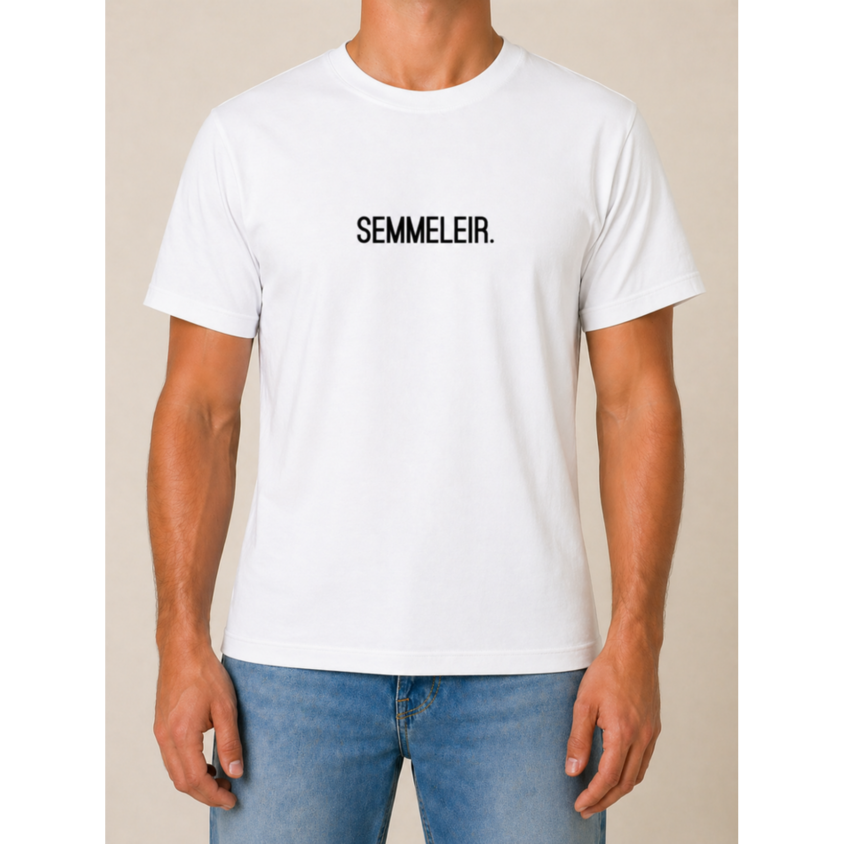 KLEIR T-shirt SEMMELEIR wit maat XXL