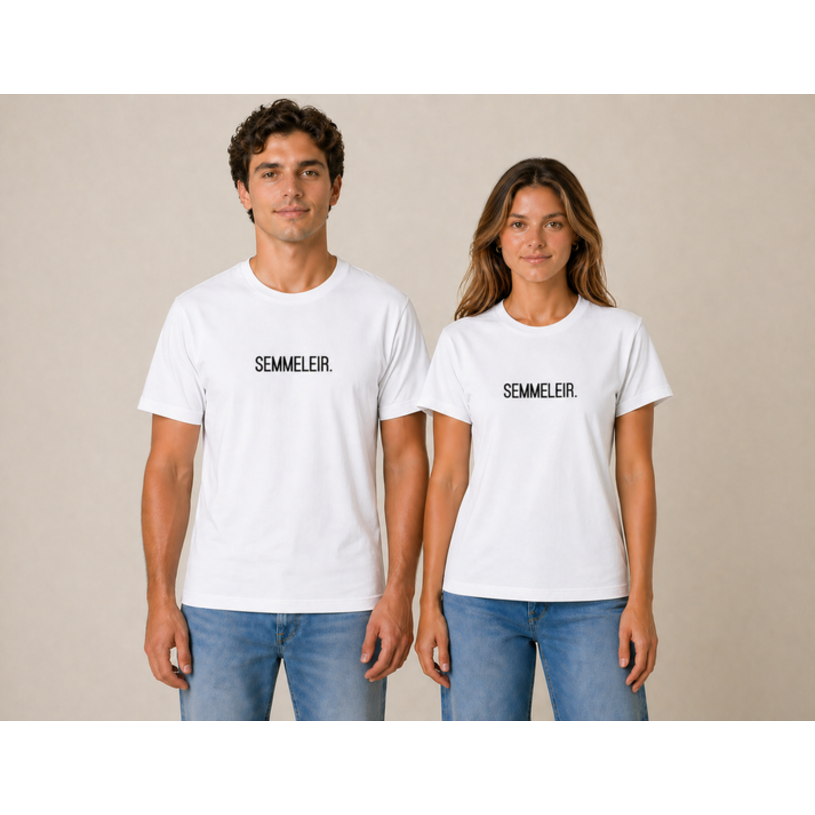 KLEIR T-shirt SEMMELEIR wit maat XXL