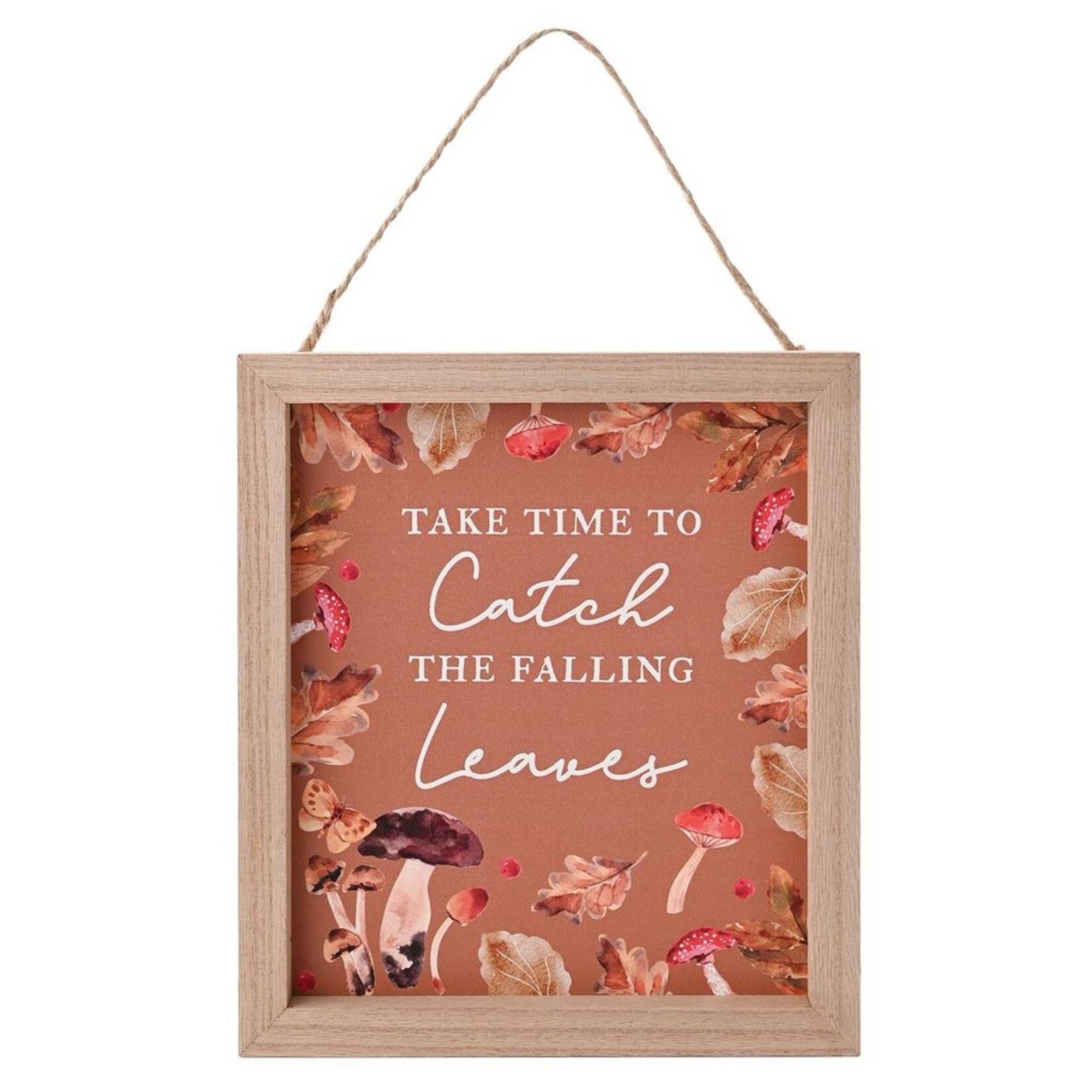 WIDDOP Widdop Country Living Herfst Hangbord – Catch the Falling Leaves