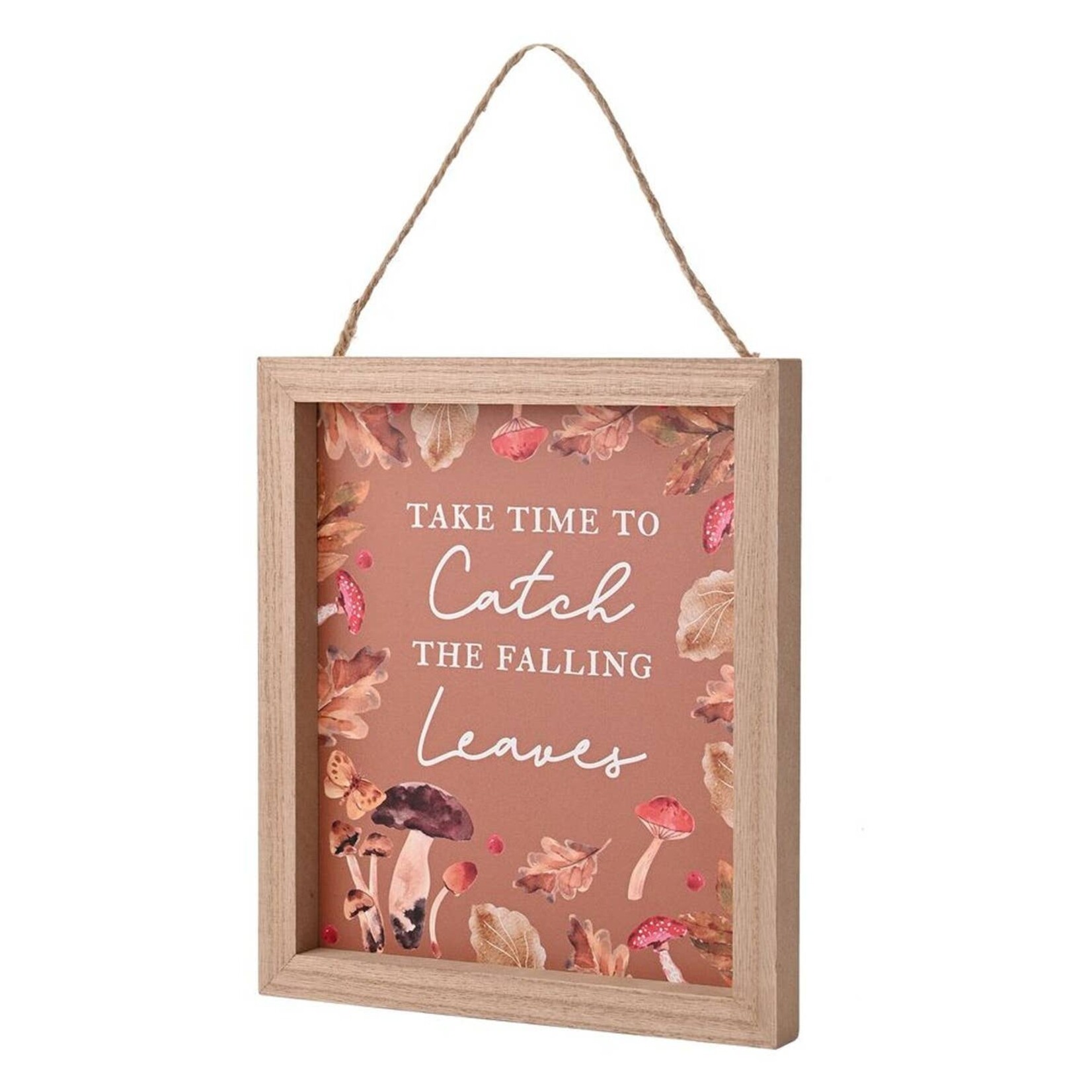 WIDDOP Widdop Country Living Herfst Hangbord – Catch the Falling Leaves