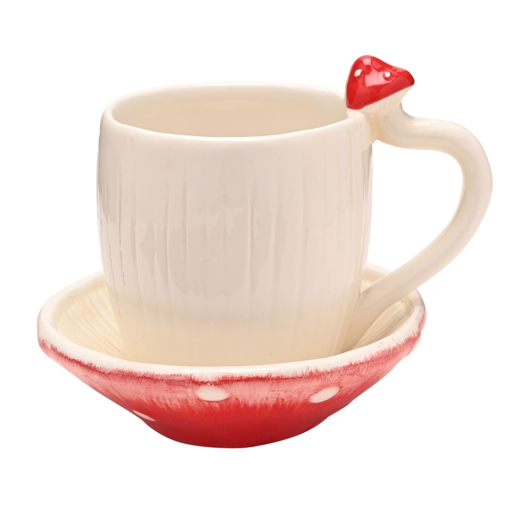 WIDDOP Widdop Country Living Paddenstoel Mok met Schotel
