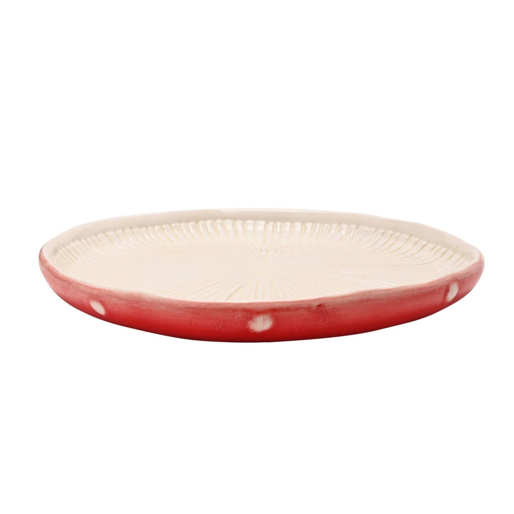 WIDDOP Widdop Country Living Paddenstoel Bord Rood/Wit 18 cm