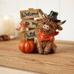 WIDDOP Country Living Highland Cow Welcome to my Patch