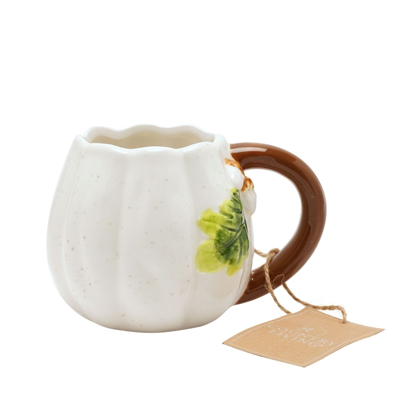 WIDDOP Widdop Country Living Pompoenvormige Mok Wit 430 ml