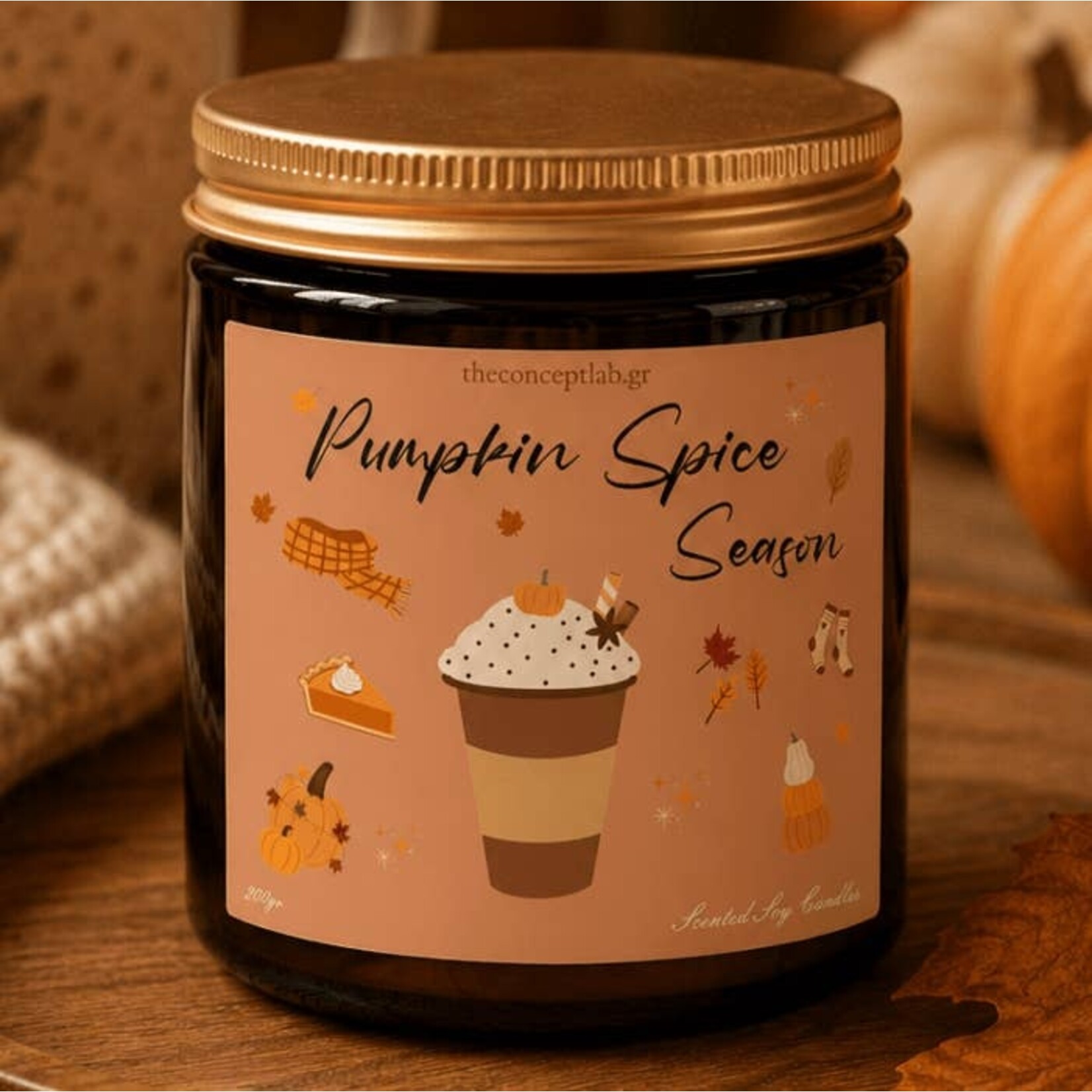 The Concept Lab The Concept Lab Pumpkin Spice Season Sojakaars 200 g