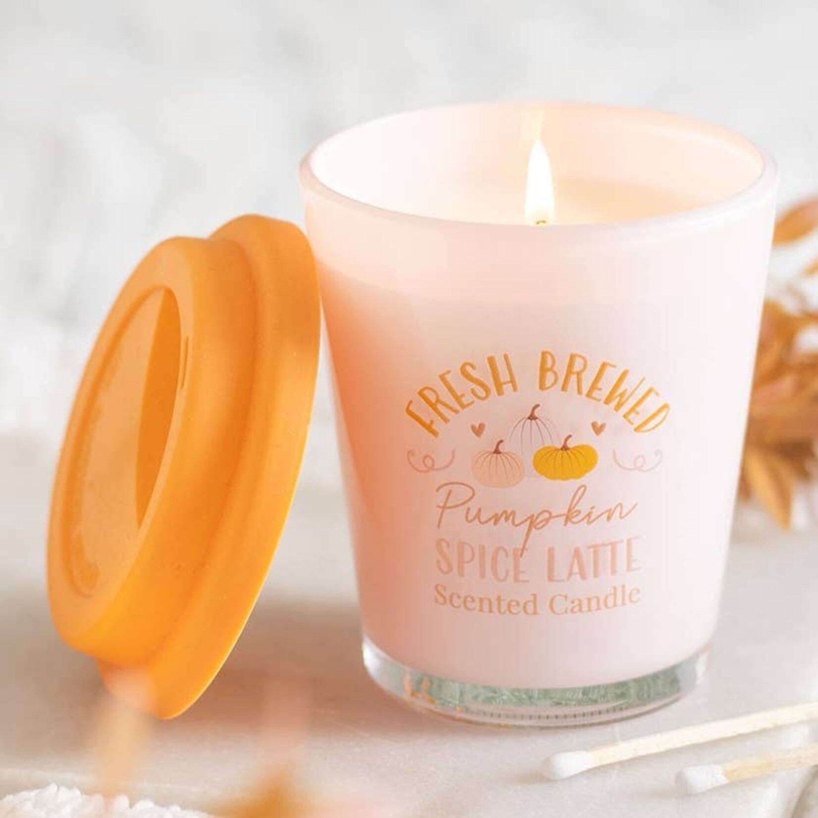 Something Different Something Different Pumpkin Spice Latte Geurkaars met Deksel