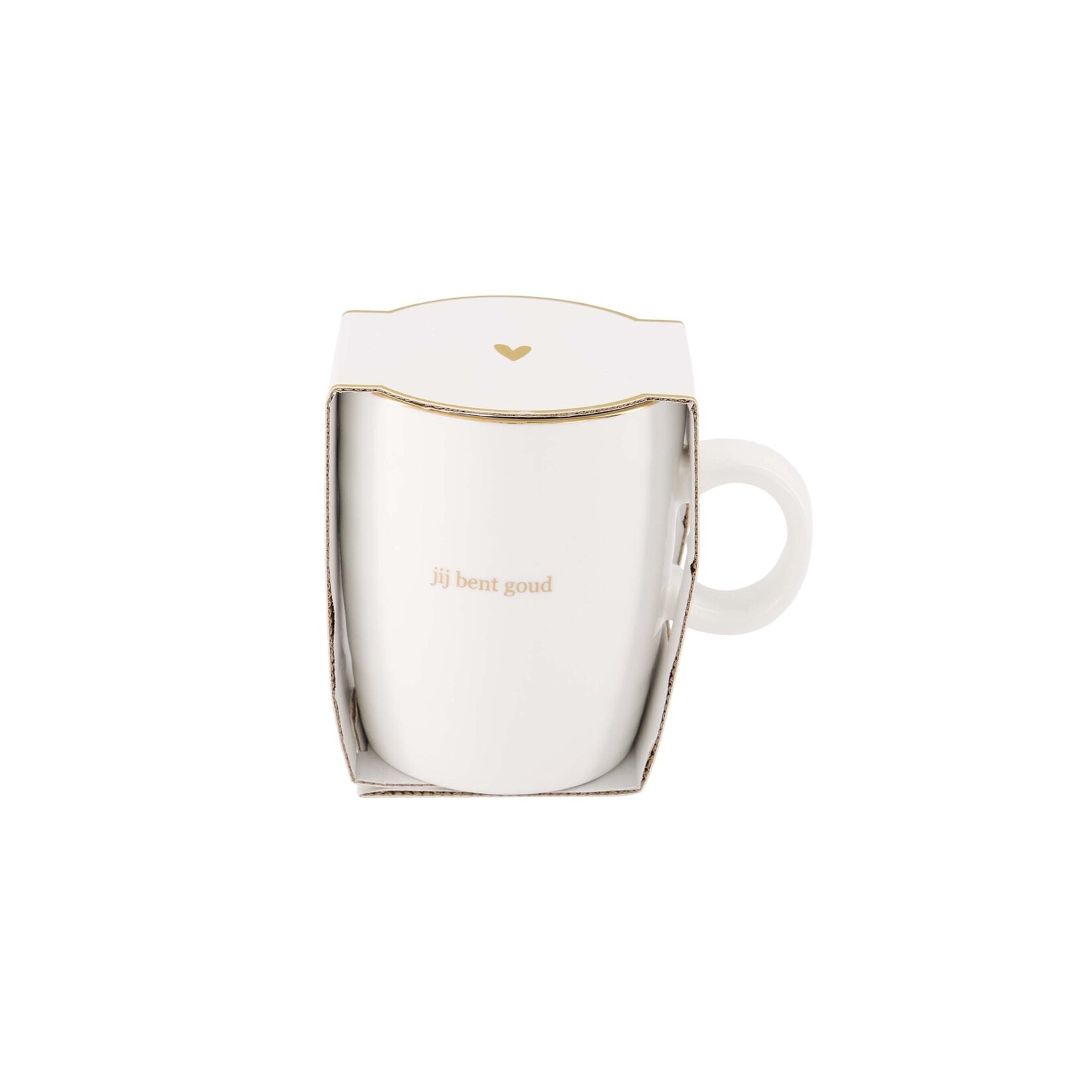Zusss THEEMOK JIJ BENT GOUD WHITE/GOLD