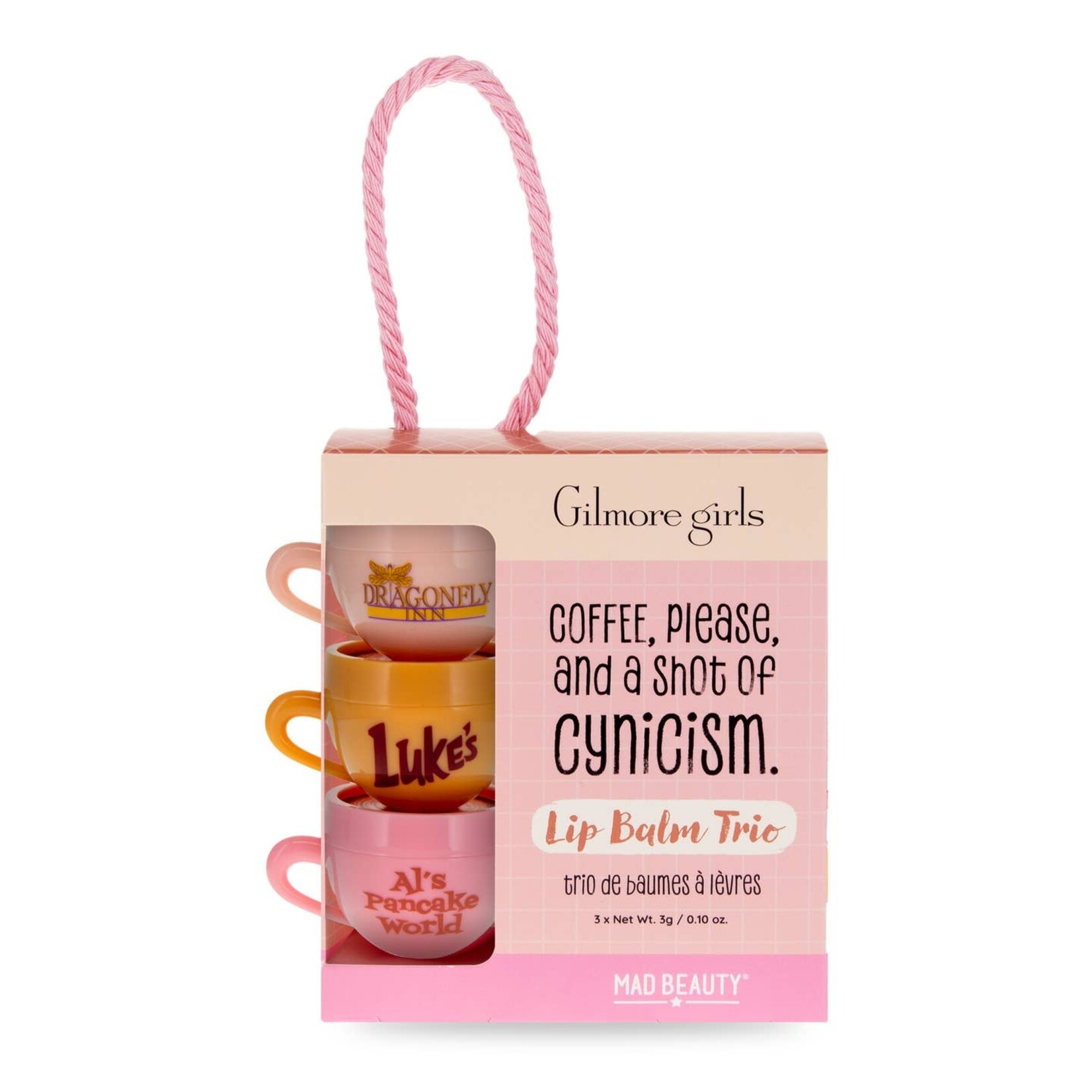 MAD BEAUTY LIMITED Gilmore Girls Lippenbalsem Trio in Koffiebekertjes