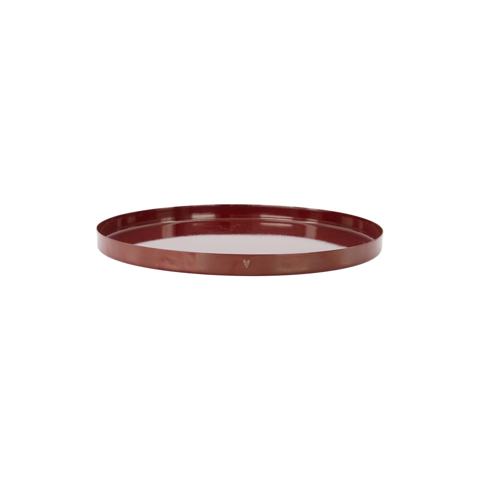 Zusss STYLING BOARD METAL HEART DARK RED