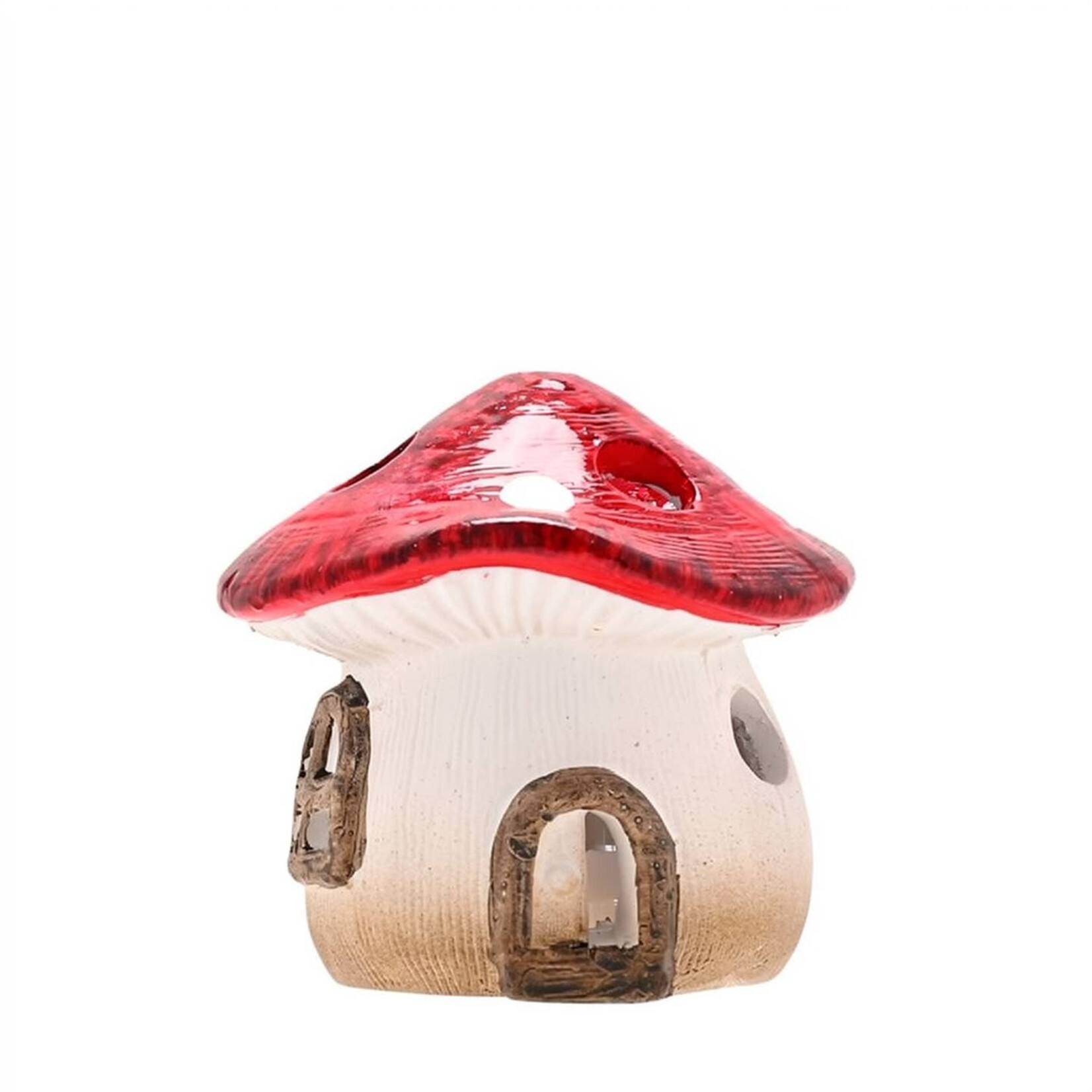 Country Living Decoratief Paddenstoelenhuisje met LED-verlichting