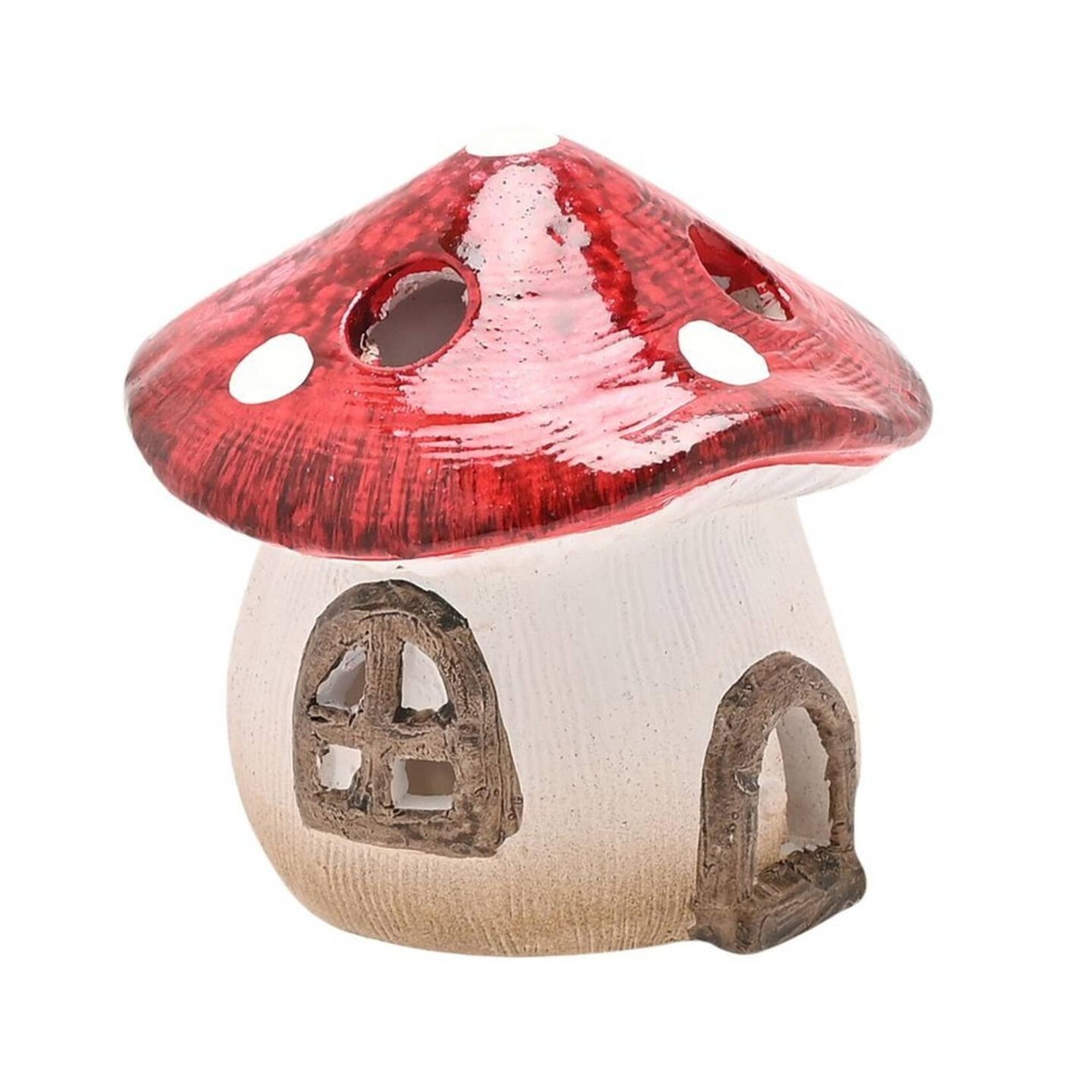 Country Living Decoratief Paddenstoelenhuisje met LED-verlichting