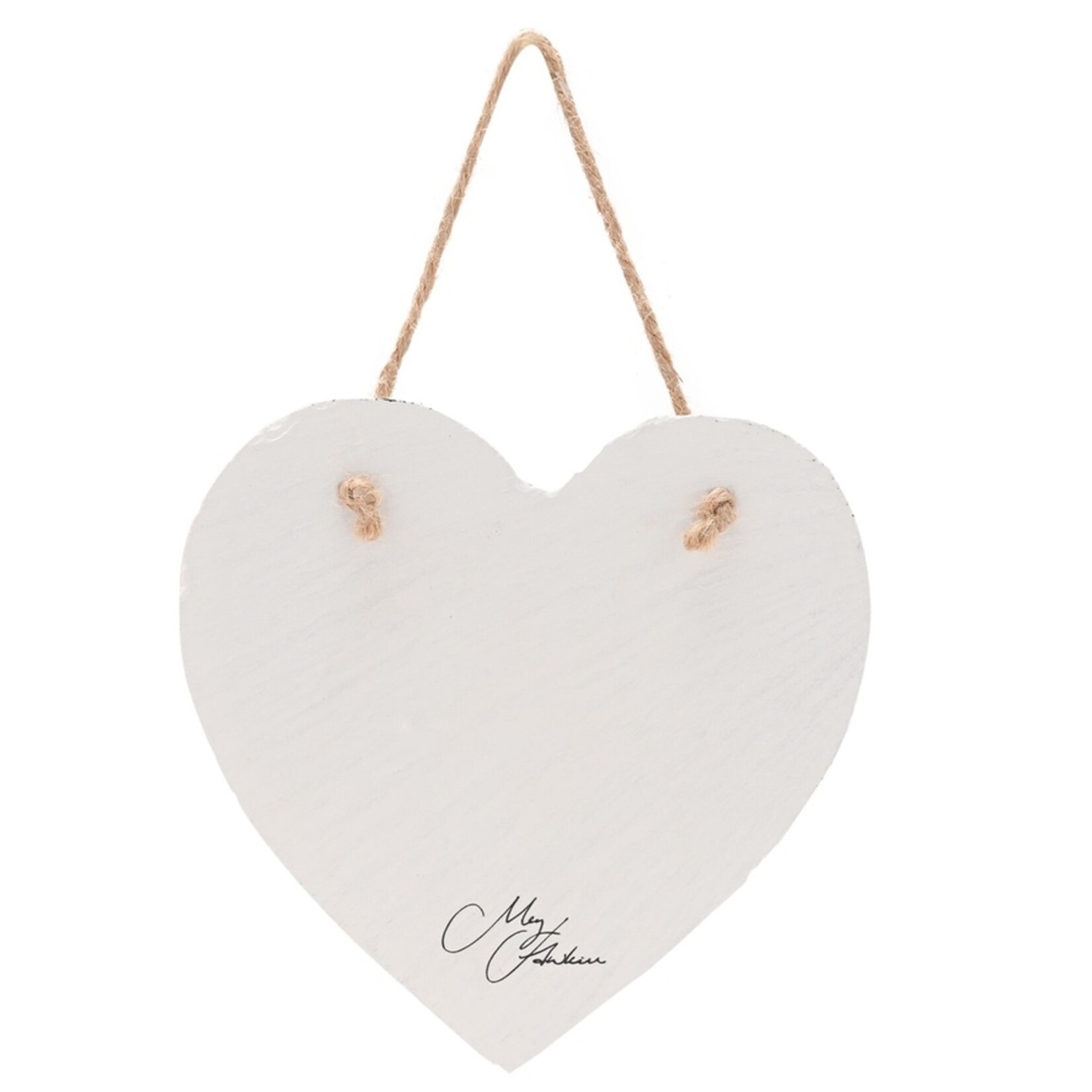 Widdop MEG HAWKINS SLATE HANGING HEART - HIGHLAND COW