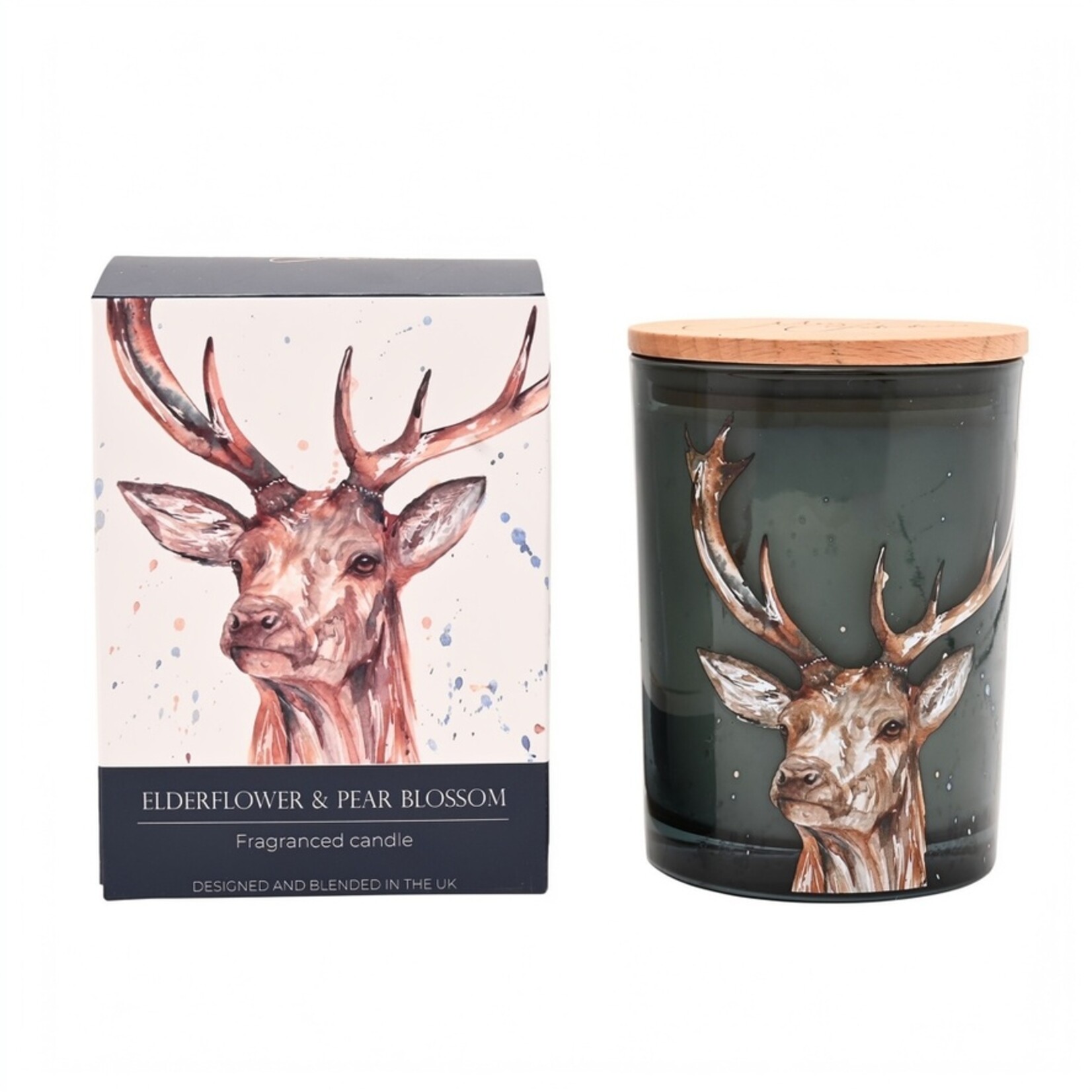 Widdop MEG HAWKINS 250G CANDLE STAG - ELDERFLOWER&PEAR BLOSSEM