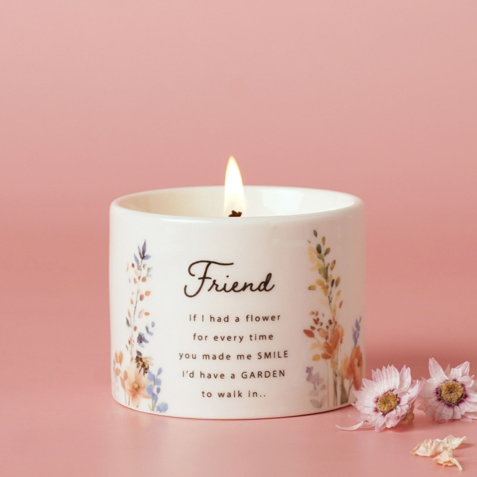 Widdop THE COTTAGE GARDEN CERAMIC CANDLE 100G - FRIEND