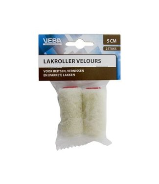 Verfrol Velours 5cm 2 stuks