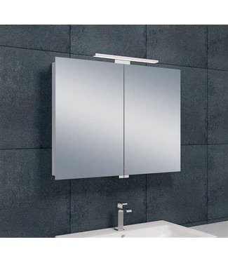 Luxe spiegelkast +Led verlichting 80x60x14cm