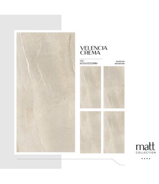 Maxceramicá Valencia Crema Matt 60 x 120