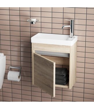 Venlo 40cm Toiletmeubel / Duitse Eik — Duitse Eik / 40cm