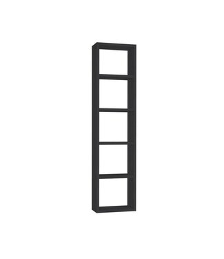 Open Plank Tall Collection 160cm / Mat Zwart — Mat Zwart / 160cm