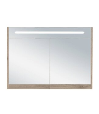 Led Spiegelkast 100cm / Duitse Eik — Duitse Eik / 100cm