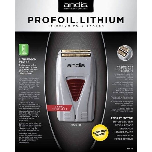ANDIS ProFoil Lithium shaver