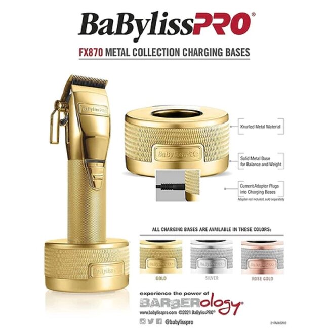 BABYLISS PRO Socle de recharge Gold FX Clipper - GOLD