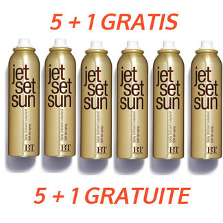 JET SET SUN 5 + 1 Gratis Instant Bronzer Self Tanning Mist