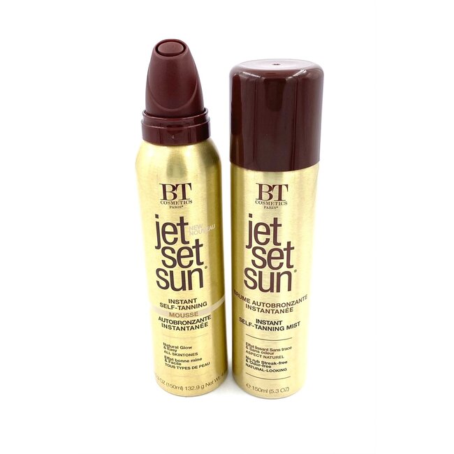 JET SET SUN Mousse Bronzante, 150ml + Spray Bronzant, 150ml