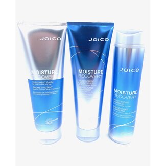 JOICO Moisture Recovery Shampoo, Conditioner, Balm Trio Package