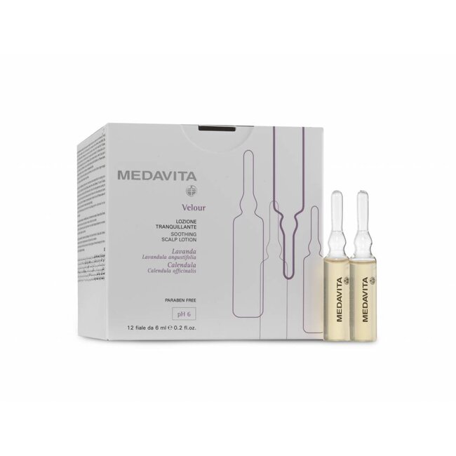 MEDAVITA Lozione Tranquillante pH 6 - 12 x 6ml Ampuls