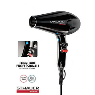 STHAUER Sèche-cheveux Tornado 280T Noir