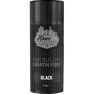 THE SHAVE FACTORY Hair Building Fibers - 21gr - Zwart