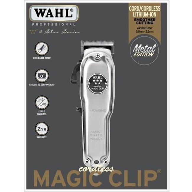 WAHL Magic Clip Cordless 5 étoiles Metal Edition