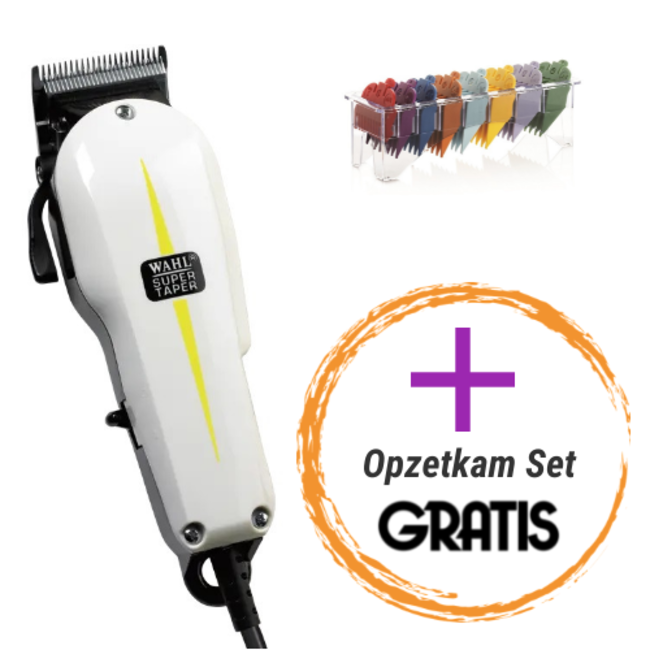 WAHL Super Taper Tondeuse + Opzetkammen Set