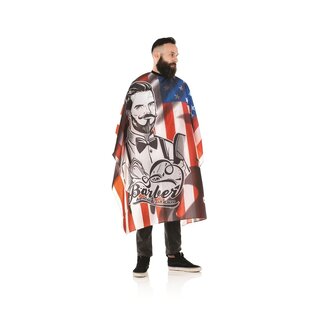 XANITALIA Hooded Coat - STARS STRIPS