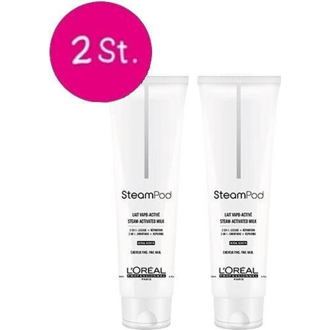 L'ORÉAL 2 X Steampod 3.0 Smoothing Cream - dik haar 150ml