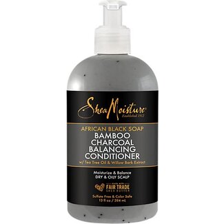 SHEA MOISTURE African Black Soap Bamboo Charcoal Conditioner (384 ml)