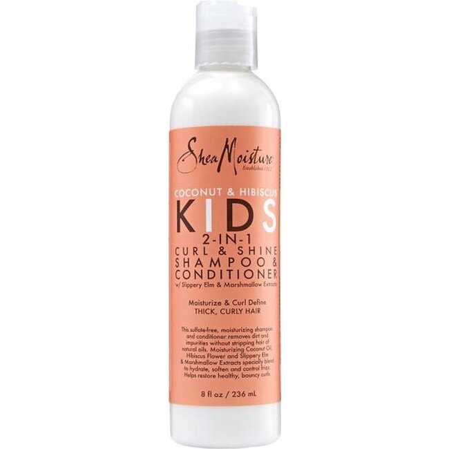 SHEA MOISTURE Coconut Hibiscus - Kids 2 in 1 Shampoo + Conditioner