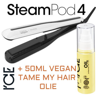 L'ORÉAL SteamPod 4.0 - Stoomstijltang  + Ice Tame My Hair  Olie 50ml