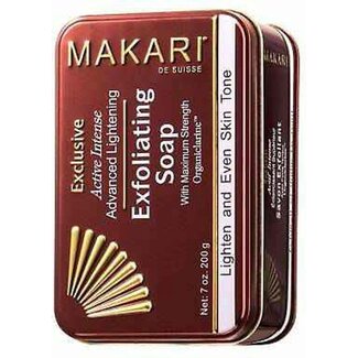 MAKARI Exclusive Biologische en natuurlijke Peeling Zeep, 200gr