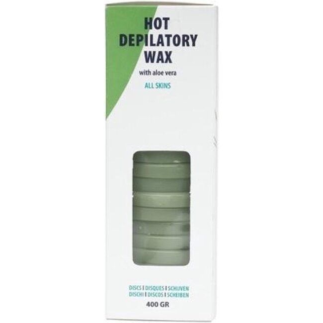 SIBEL HOT DEPILATORY WAX -  400GR - ALL SKIN WITH ALOE VERA